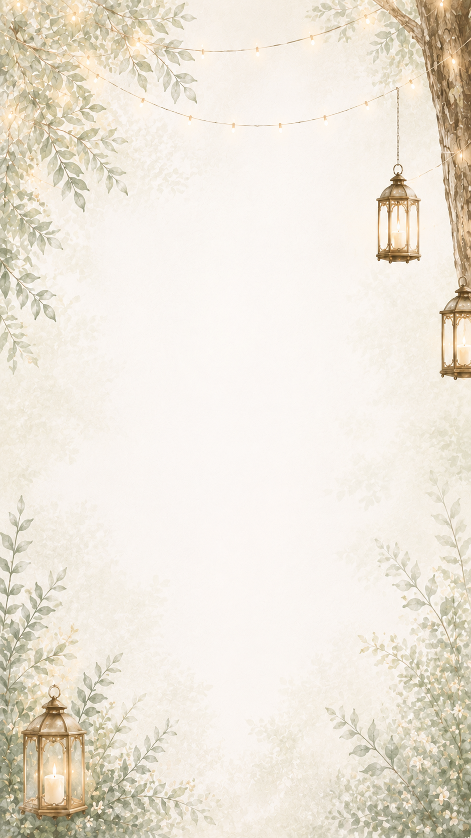 Floral invitation backdrop