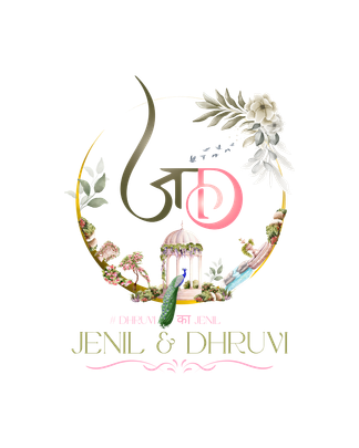 Jenil & Dhruvika Logo